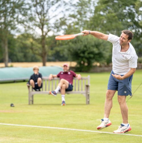 Lucy & Duncan tennis